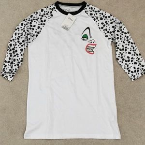 NWT Cakeworthy Disney Cruella DeVil Shirt